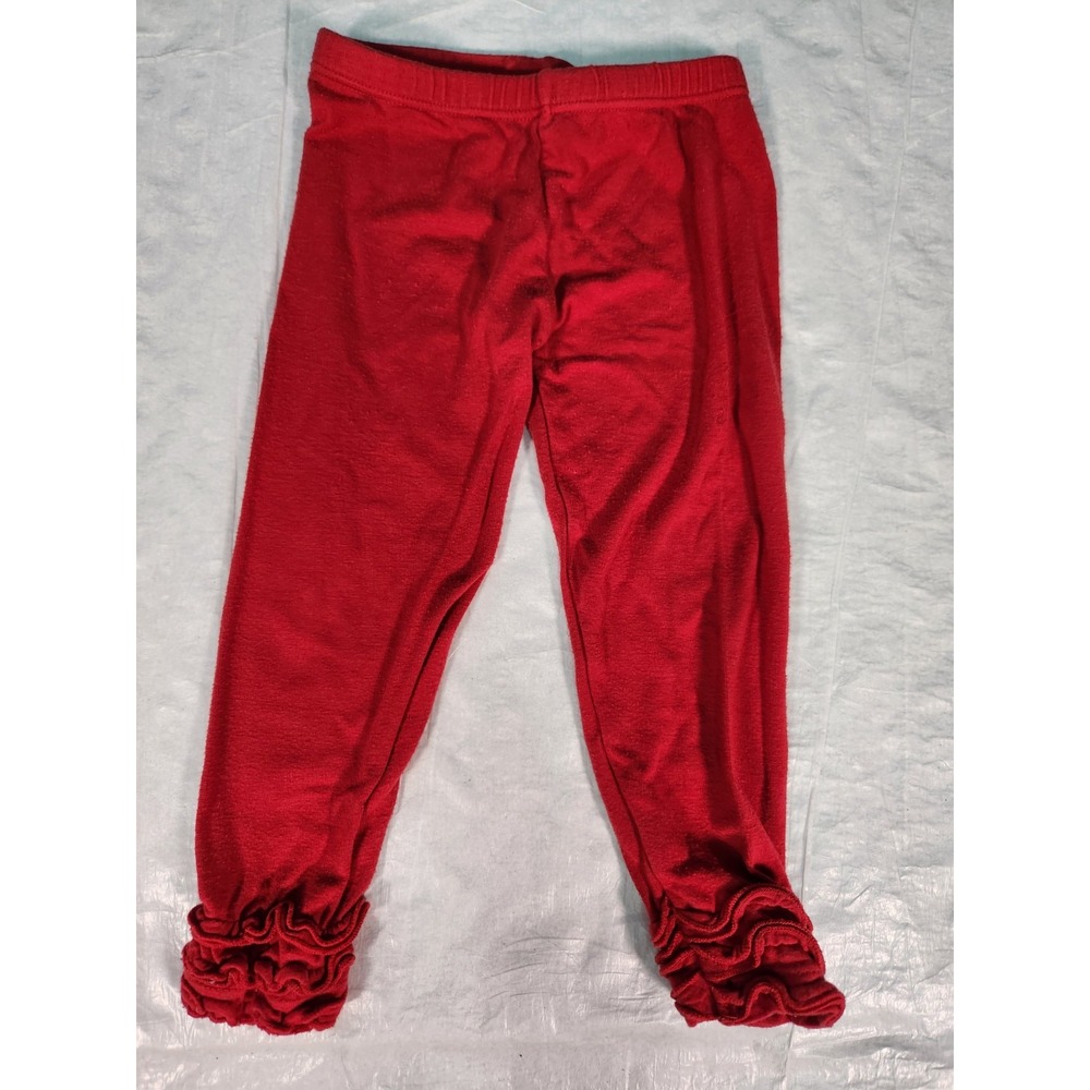 Kickee Red Ruffle Pants 18-25 mos Baby Girl